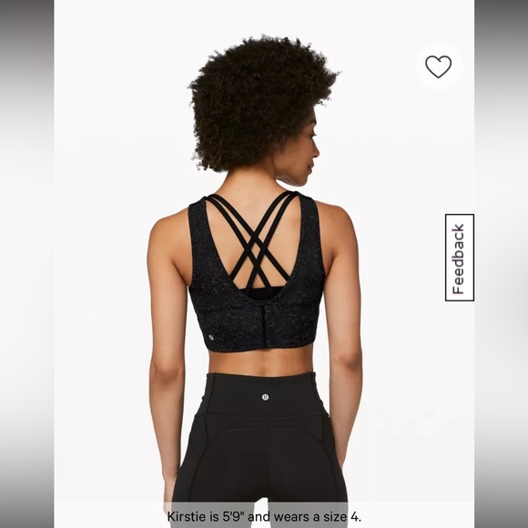 Lululemon X Peleton- Size 12 - Reflective- Energetic Edge Crop Top - Picture 11 of 14